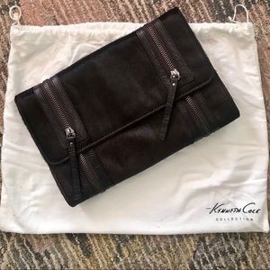 LAST CHANCE | Kenneth Cole calf hair clutch